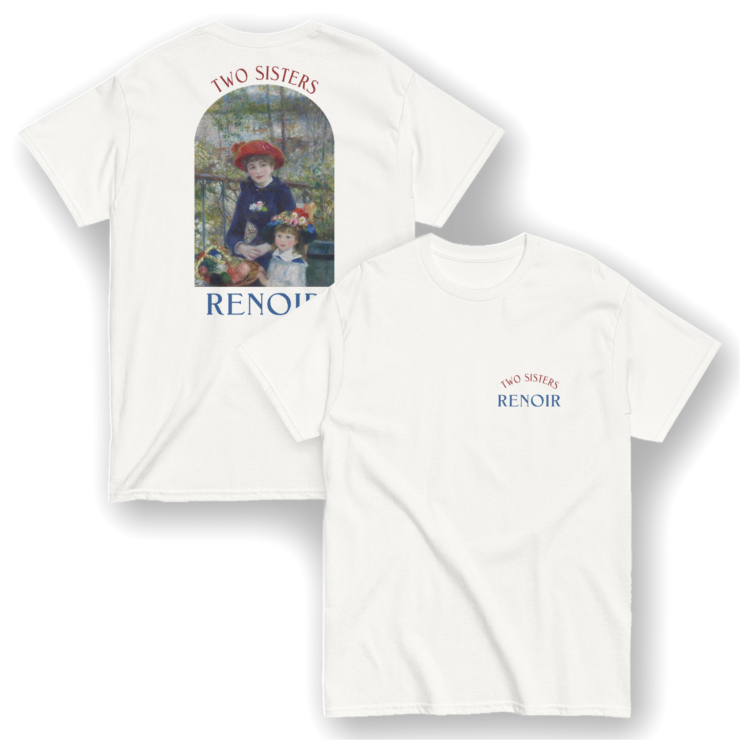 Two Sisters (On the Terrace) - Pierre-Auguste Renoir T-Shirt