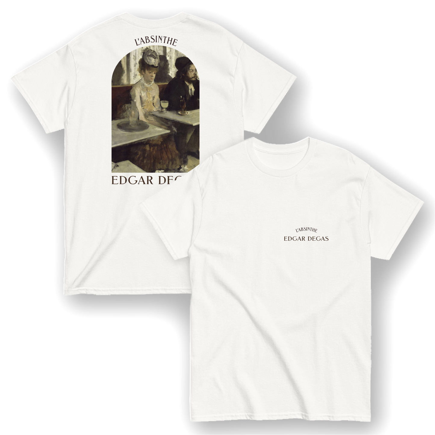 The Absinthe - Edgar Degas T-Shirt