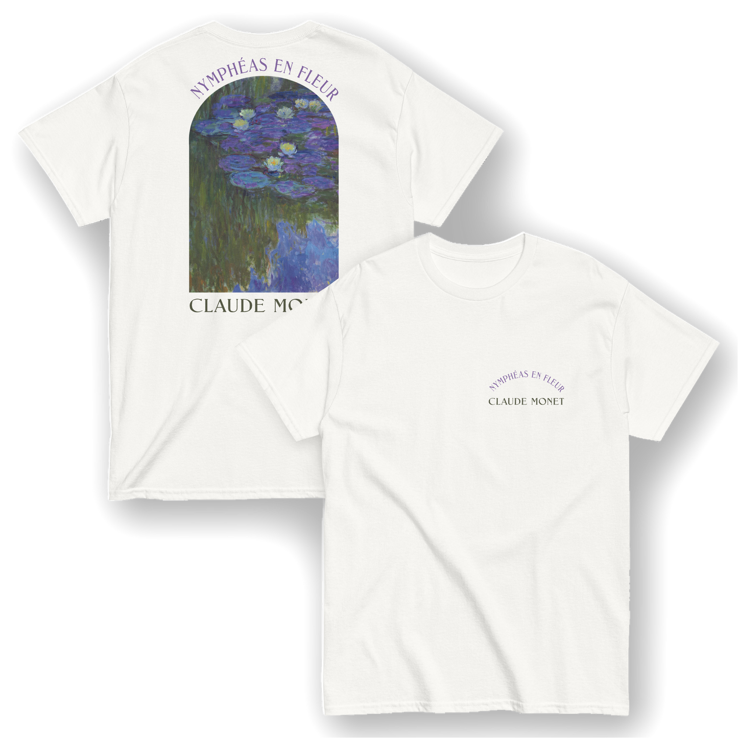 Nymphéas en fleur - Claude Monet T-Shirt