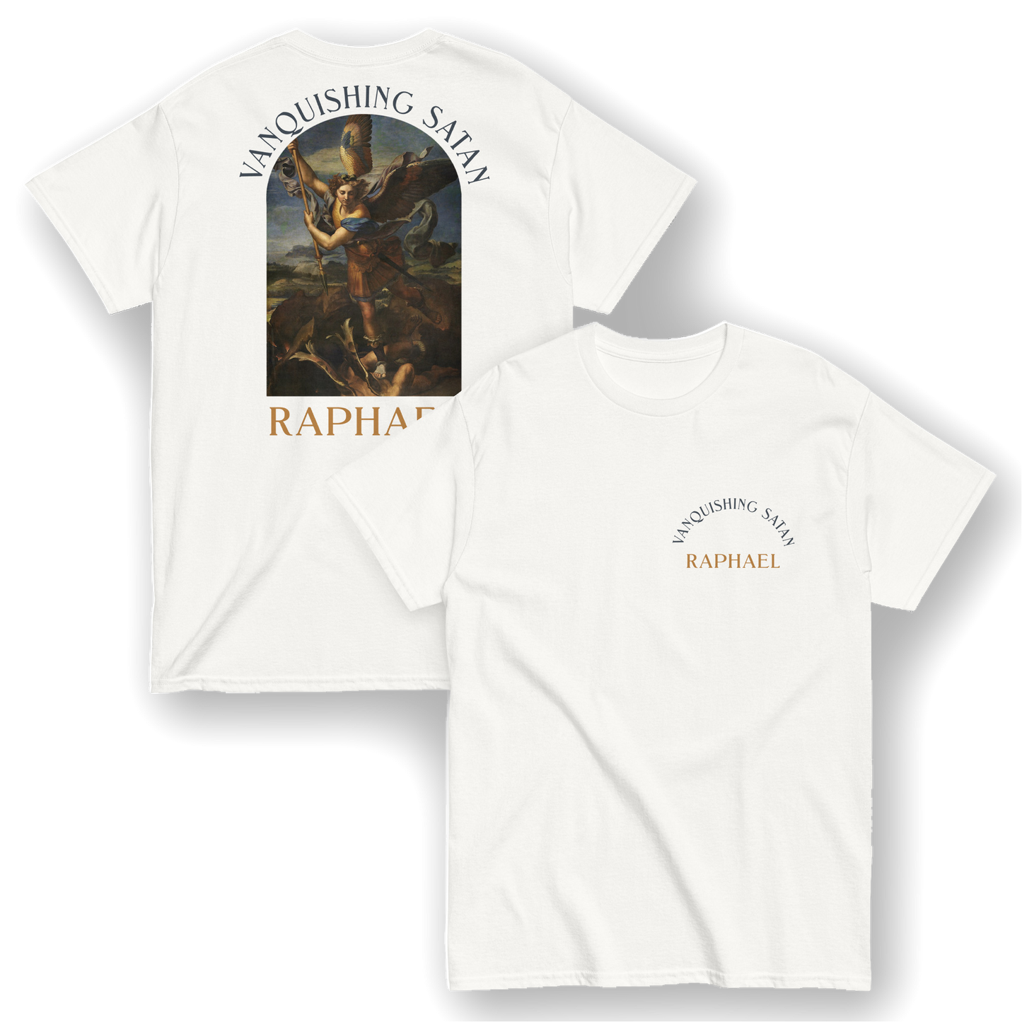 Saint Michael Vanquishing Satan - Raphael T-Shirt