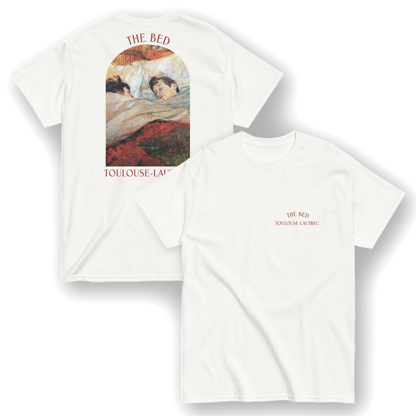 The Bed - Henri de Toulouse-Lautrec T-Shirt