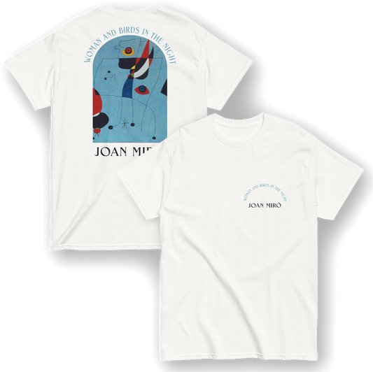 Woman and Birds in the Night – Joan Miró T-Shirt