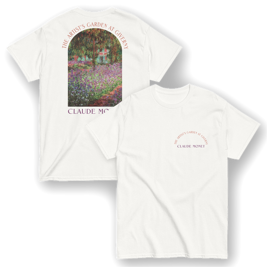 The Artist's Garden at Giverny - Claude Monet T-Shirt