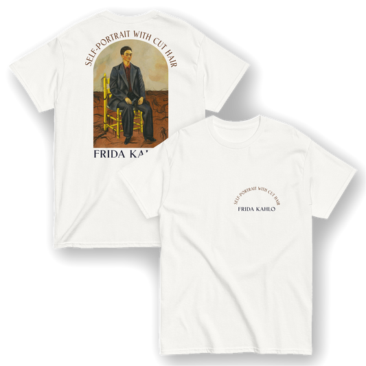 Self-Portrait with Cropped Hair – Frida Kahlo T-Shirt