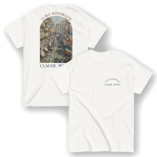 La Rue Montorgueil - Claude Monet T-Shirt